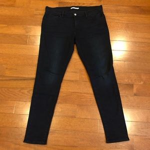 Levi’s 710 Super Skinny Black Jeans